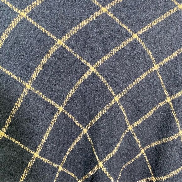 MADEWELL Navy Striped Blanket Scarf - Picture 6 of 7